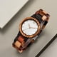 thumbnail image 2 of Relojes De Madera Relojes Exquisitos Para Mujer Relojes Casuales De Moda Simple Esfera De Nácar Vogacara AP004879-03, 2 of 6