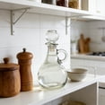 thumbnail image 6 of European Style Glass Oil Dispenser Bottle With Handle Leakproof Clear Seasoning Container For Olive Oil Vinegar Soy Sauce Kitchen Cooking BBQ 6.0×2.4×2.4in (Clear), 6 of 6