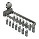thumbnail image 2 of Colgador para secado de calcetines, colgador de ropa con 14 Clips de secado, colgador de Clips montados en la pared, cesta colgante para ropa interior, 2 of 8