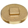 thumbnail image 1 of 42371 Clean Out Plug 2.5 In. Brass, 1 of 1