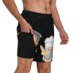 thumbnail image 2 of Balery Little Chef Gnome Bañador para hombre, shorts de playa de secado rápido con entrepierna y forro de compresión-XX-Large, 2 of 6