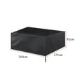 thumbnail image 3 of Dustproof Waterproof Billiard Cover With Drawstring 8 Ft Billiard Table Dust Cover Table Protector, 3 of 5