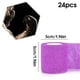 thumbnail image 5 of Auto adhesivo Auto adhesivo Vendaje Wrap Tape Atlético Non-tejido Tela Mano Cubierta de compresión Roll para cuidado Hombres Púrpura 24 Piezas seitruly CE001240-06, 5 of 7