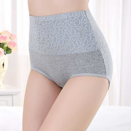 Underwear Women Pack Easy Care Triangle Lace Breathable High Waist Solid Color Panties Soft Breathable Underwear