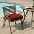 thumbnail image 3 of ARDEN Outdoor Seat Cushion, 21 x 21, Ruby Red Leala, 3 of 11