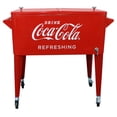thumbnail image 4 of Leigh Country Coca-Cola Metal Outdoor 80 Qt. Rolling Cooler, 4 of 5