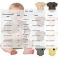 thumbnail image 3 of Newborn Baby Soft Bodysuit Short Sleeve Crewneck Onesie Infant Boys Girls Summer Comfortable Breathable Outfits Pink 18-24 Months, 3 of 6