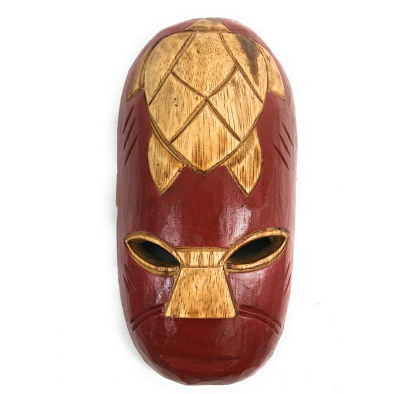 Fijian Tiki Mask 12" - Happiness - Oceanic Art | #mdr1900730