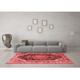 thumbnail image 3 of Ahgly Company Machine Washable Indoor Rectangle Medallion Red Traditional Area Rugs, 4' x 6', 3 of 4