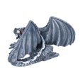 thumbnail image 1 of Squatting Dragon Ornament, Natural Resin Squatting Dragon Statue  For Outdoor For Gardening For Terrace, 1 of 8