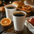 thumbnail image 2 of NOGIS 100 Count 12 oz Disposable White Paper Coffee Cups, To Go Hot Cups for Coffee, Chocolate, Juice, Hot or Cold Beverage Drinking Cup Suitable for Party, Office, Travel, and Events, 2 of 7