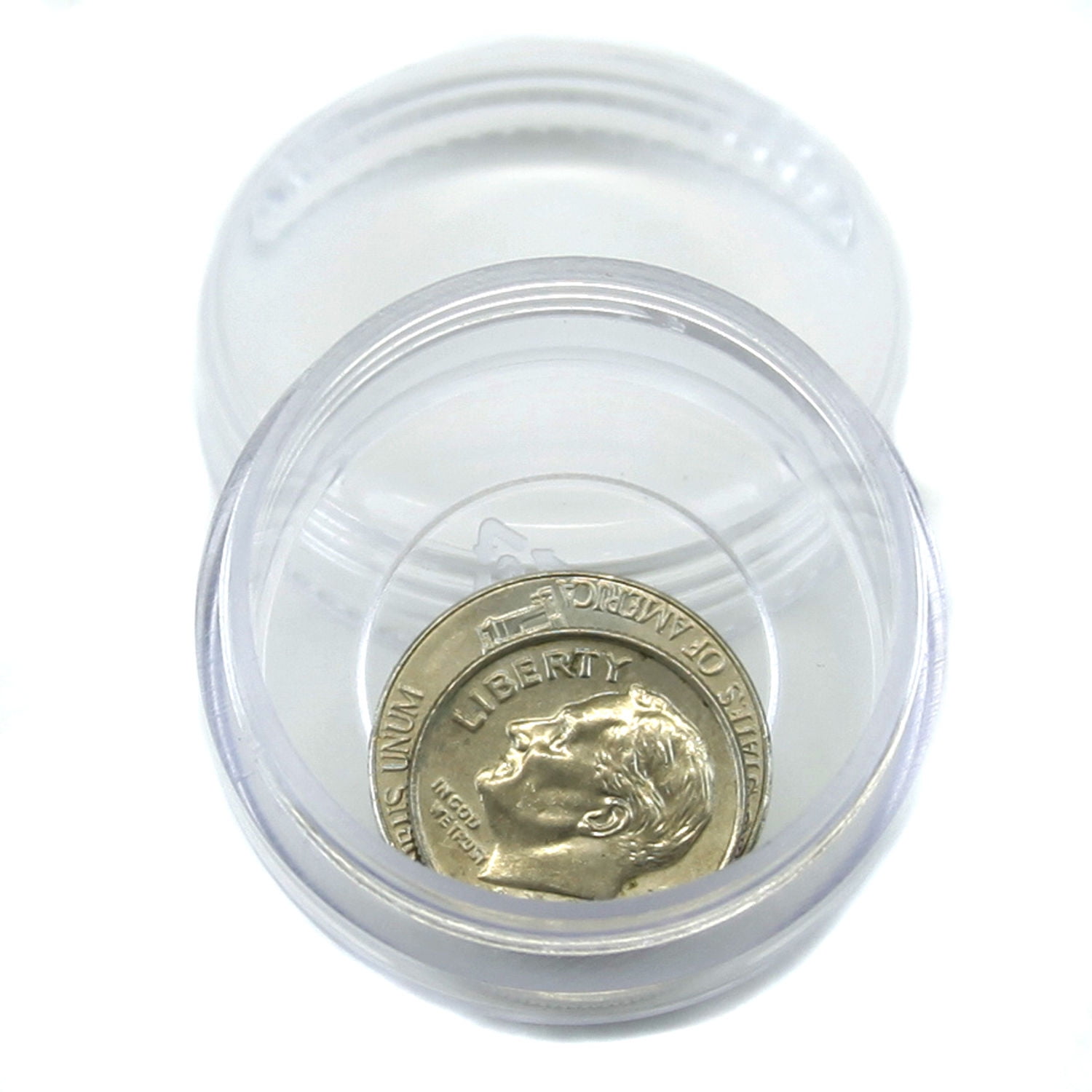 Small Round Crystal Clear Container 015C