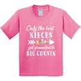 thumbnail image 3 of Inktastic Only the Best Nieces Get Promoted to Big Cousin Youth T-Shirt, 3 of 5