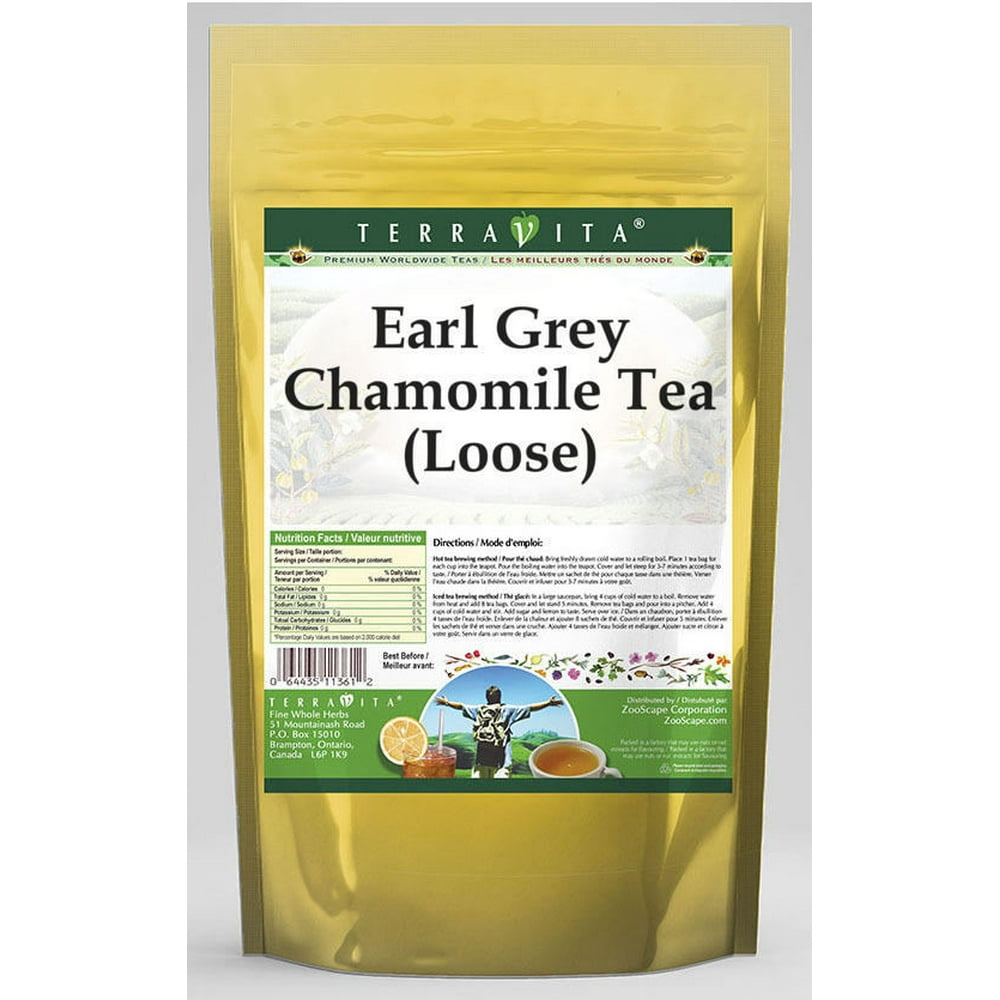 Earl Grey Chamomile Tea (Loose) (4 oz, Zin 531168)