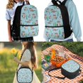 thumbnail image 2 of Jeiento Otter School Backpack for Girls 17 Inch Kids Schoolbags Set with Insulated Lunchbox Pencil Case Boys 3 Pack Blue Bookbag Children Large Capacity Book Bag with Side Pocket, 2 of 7