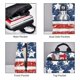 thumbnail image 3 of Fotbe USA Colors Stripes1 Mochila Ligera para Hombres y Mujeres - Duradera y Resistente al Agua, Ideal para Escuela, Trabajo, Viajes y Uso Diario, 3 of 7