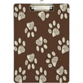 thumbnail image 2 of FMSHPON Rainbow Dog Paw Print Watercolor Clipboard Hardboard Wood Nursing Clip Board and Pull for Standard A4 Letter 13x9 inches, 2 of 8