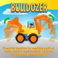 thumbnail image 3 of Friction Powered Cars Push and Go Trucks Construction Vehicles Toys Set of Tractor Bulldozer Dump Truck Cement Mixer for Baby Toddlers Infants Boys Gifts, 3 of 6