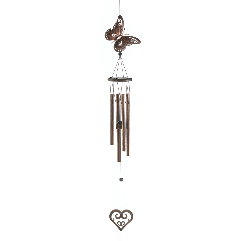Personalized Wind Chimes, Wind Chimes Small Outdoor, Porch Butterfly