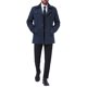 thumbnail image 2 of Abrigo de longitud media INSPIRE CHIC para hombre, abrigo de invierno con cremallera de un solo botón, abrigo de cuello de bufanda, L azul oscuro, 2 of 6