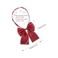 thumbnail image 3 of INSPIRE CHIC Nœud Papillon Pré-Noué pour Femme, Sangle Ajustable, Nœud Papillon, Couleur Unie, Taille Unique, Rouge, 3 of 6