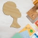 thumbnail image 3 of Xihbxyly Oferta Prime Plantilla de Corona de Madera para Manualidades de Bricolaje para Personas Negras., 3 of 7