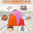 thumbnail image 3 of Upgrade Waterproof Drawstring Bag Sack Nylon Bag Ditty Bag for Gym Traveling, Hiking, Yoga, Shopping, 3 of 5