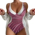 thumbnail image 1 of Aayomet Sexy Swimsuit for Women Color Matching Swimsuit (Purple, M), 1 of 4