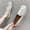Beige A, variant on Women's Flats Shoes Floral Print Square Toe Slip-On Plain Plus Size Casual Walking Flats Shoes Summer Trendy Comfortable Loafers Black 8.5