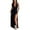 Black, variant on HomeGardon Summer Dresses for Women Summer Dresses,Fashion Women Summer Casual V-Neck Sleeveless Solid Dress,S-XL