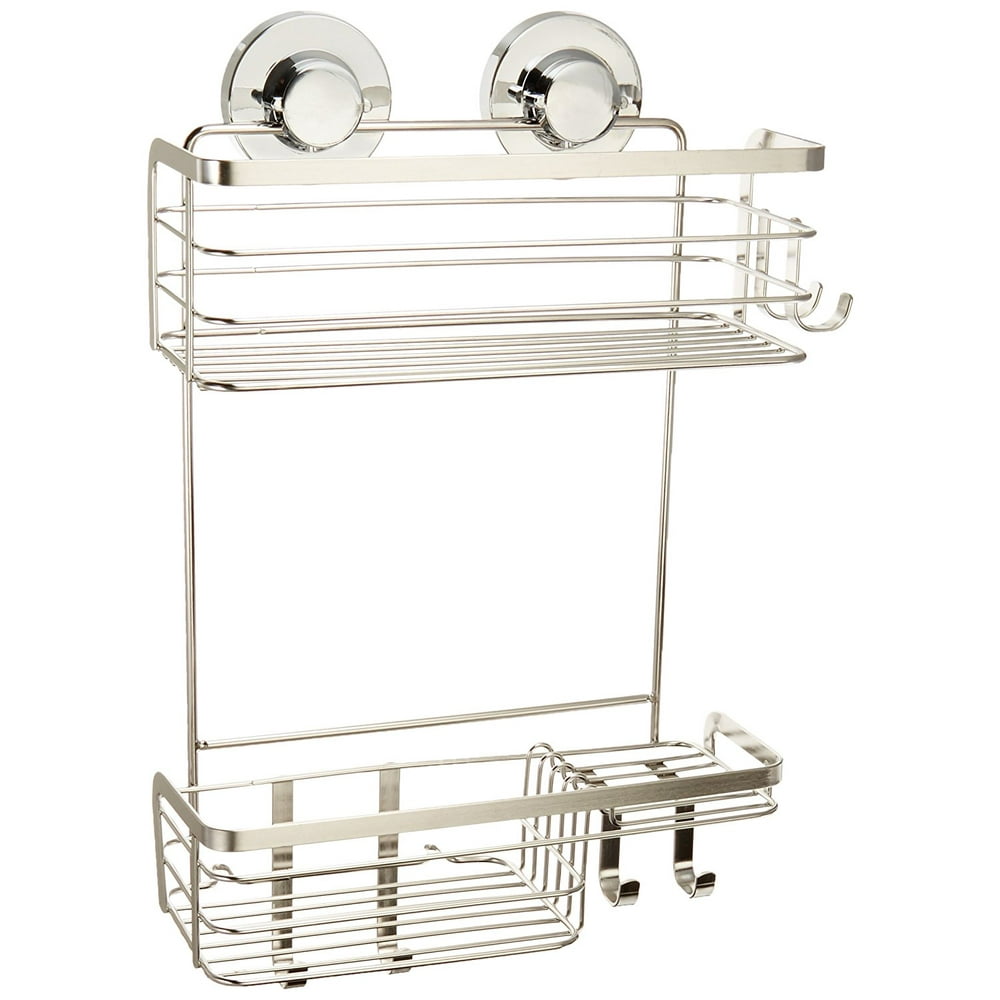 Vidan Home Solutions Rustproof Stainless Steel Shower Caddy Suction Cup