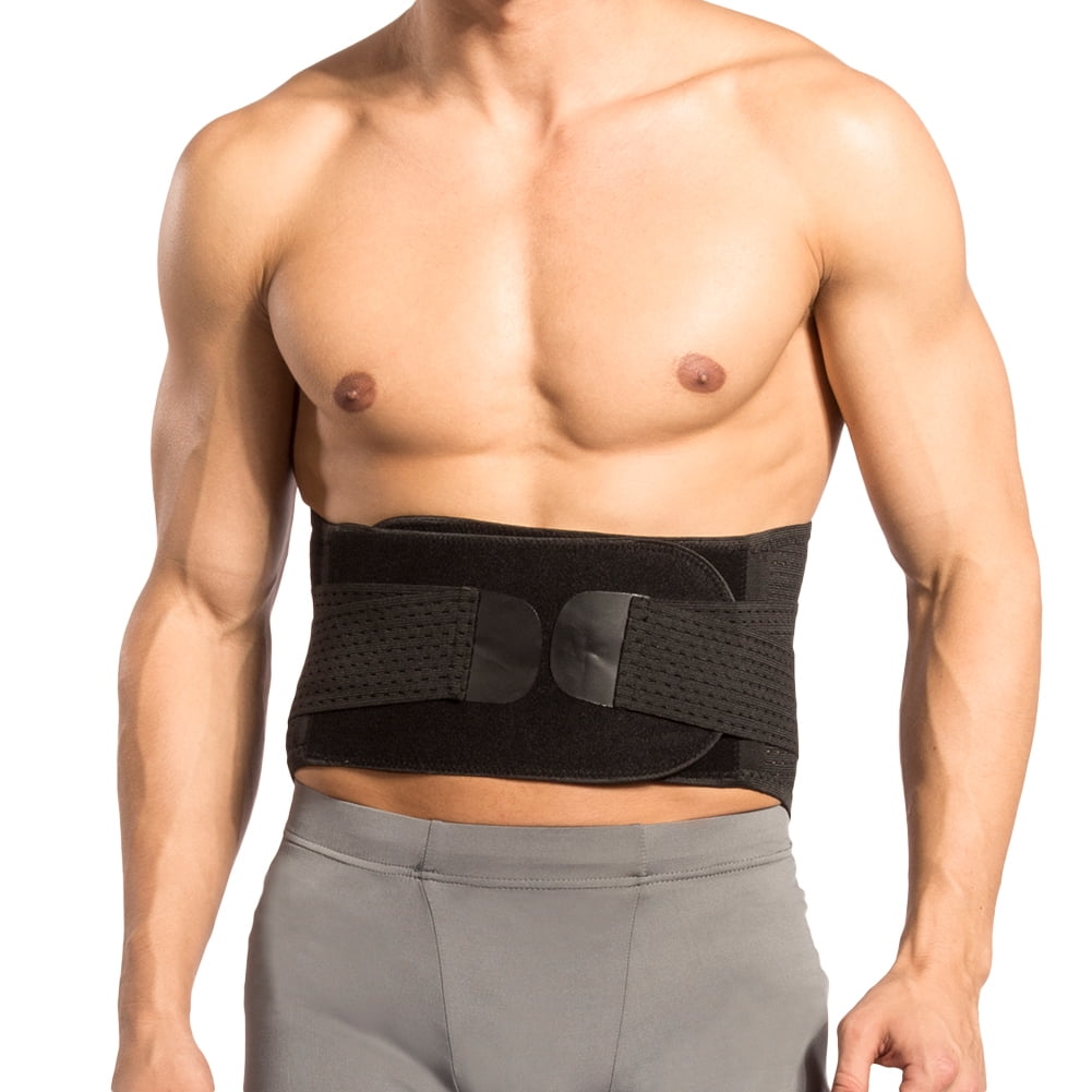 Laiking Waist Support Stabilizing Lower Back Brace Support Belt Dual-Pull Adjustable Straps Breathable Mesh Panels Compression Belt for Men&Women Relief for Back and Lumbar Pain