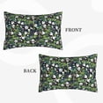 thumbnail image 2 of Yiaed Fun Panda Playing With Bamboo Leaves Print Brushed Microfiber Envelope Pillowcases, Standard,Envelope Closure Pillow Cases(Without Pillow Core)-16"x24", 2 of 6