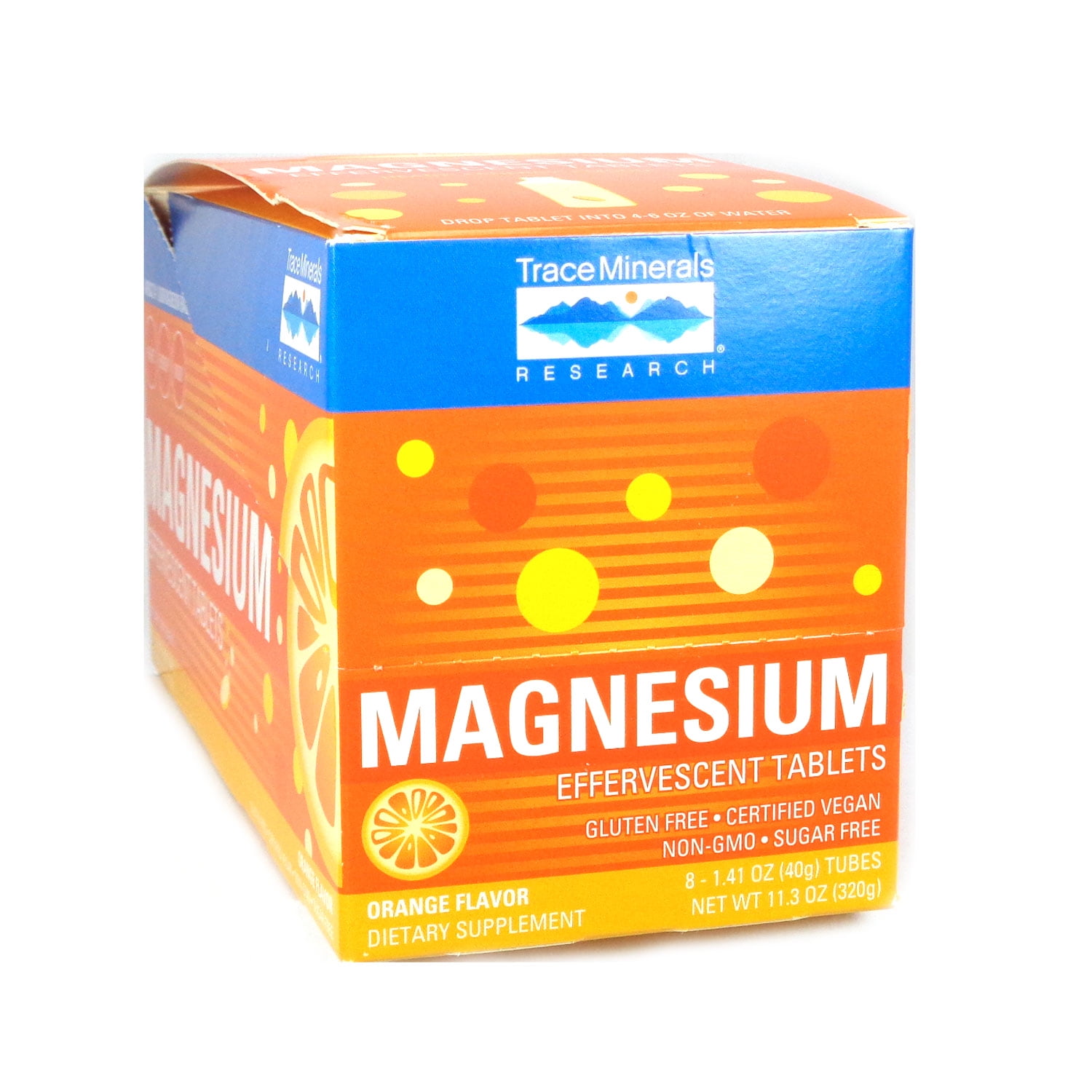 Magnesium Tablets by Trace Minerals 10 Tablets
