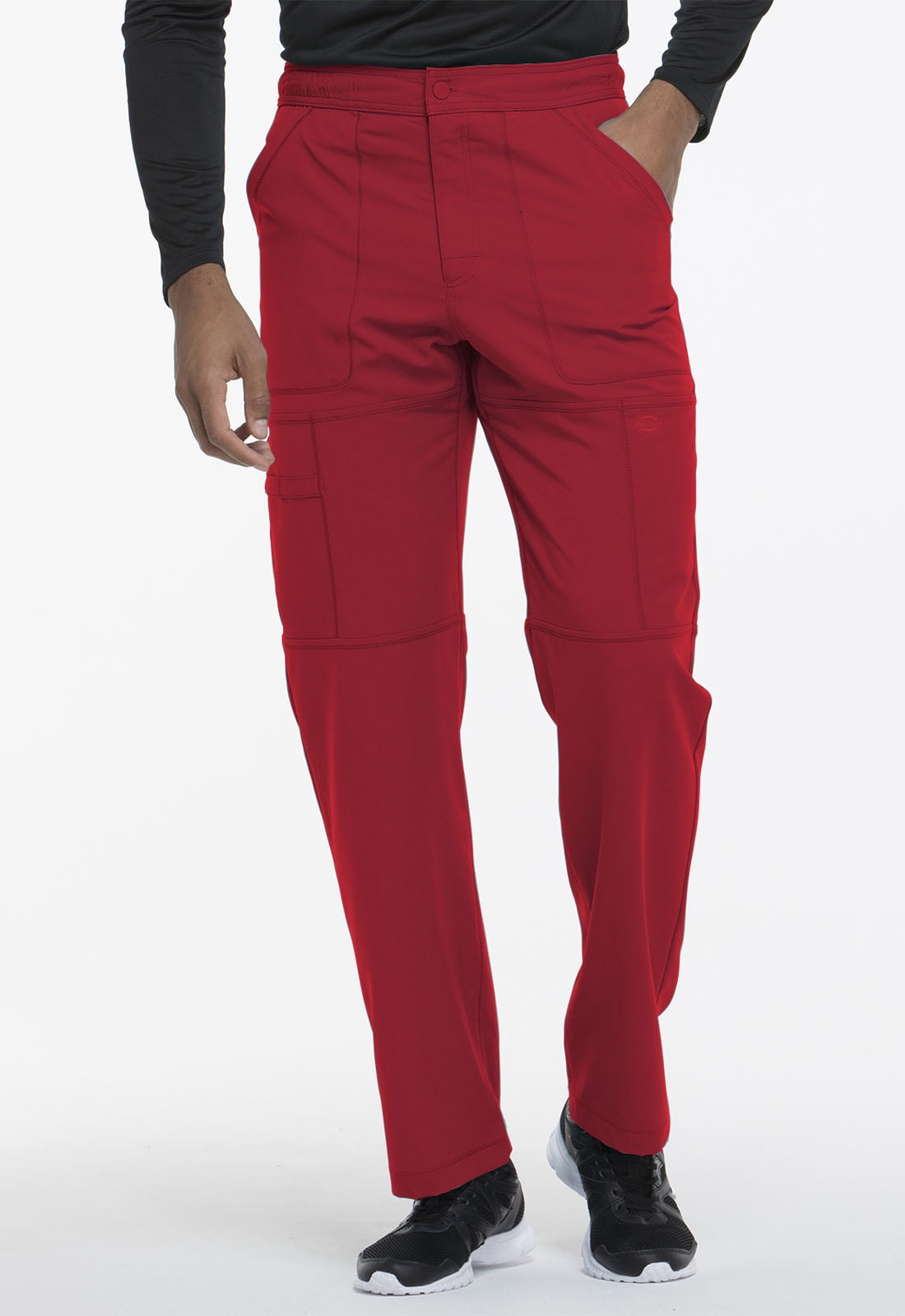 bright red cargo pants