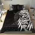 thumbnail image 4 of Juego de Cama Vikingo Odín Cuervo y Fenrir A Mano RLT12, 4 of 6