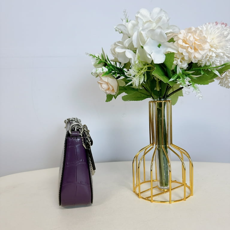 Coach CN382 Nolita 19 IN Amethyst Crocodile-Embossed Leather w