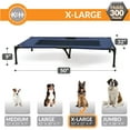 thumbnail image 4 of K&H Pet Products Original Pet Cot Elevated Dog Bed Blue/Black Mesh X-Large 50 X 32 X 9 Inches, 4 of 10