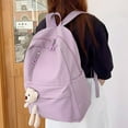 thumbnail image 5 of HIPYLO Women Backpack Purse Corporate Backpacks Small Work Backpack for Women Large Size Bags for Tote Small Back Pack Nursing Bags Knapsack, Purple One Size, 5 of 9