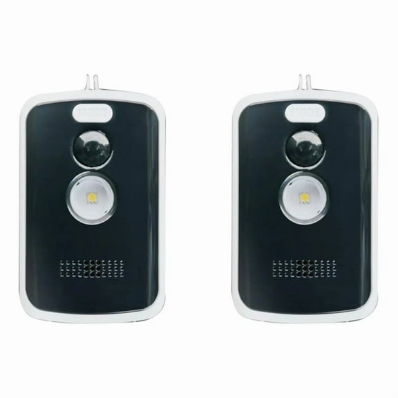 2 x Alarm 2 x Remote Control-As Shown