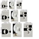 thumbnail image 4 of 3pcs Frameless Abstract Geometric Canvas Painting Black And White Wall Art Print Modern Nordic Poster Picture Living Room Home Decor No Frame, 4 of 5