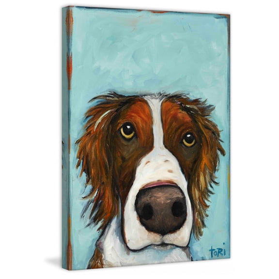 Marmont Hill "What?" by Tori Campisi Painting Print on Canvas