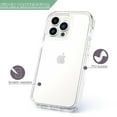 thumbnail image 3 of AMZER Crusta Hybrid Full Body Case for iPhone 13 Pro Max with Built-in Screen Protector - Glitter Transparent, 3 of 9