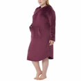 thumbnail image 4 of 32 Degrees Women's Super Soft Velour Relaxed Fit Hooded Lounger, 4 of 6