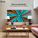 thumbnail image 3 of Cuadro Decorativo Canvas Abstracto Contraste Elemental 120x60, 3 of 3