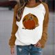 thumbnail image 3 of Blusa de manga larga con estampado de esqueleto de Halloween a la moda para mujer, suéter informal con cuello redondo, Tops, camisetas Fridja  fjkfkj6851, 3 of 5