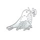 thumbnail image 1 of Billuyoard Molde de relieve con forma de pájaro, plantilla para hacer tarjetas, troquel para manualidades de papel para manualidades, herramienta Artesanía, 1 of 6