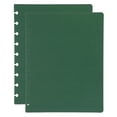 thumbnail image 1 of Cubierta de Cuaderno de Disco de Cuero, Cubierta de Planificador de Disco de Tamaño Mediano para Cuaderno Arc Happy Planner, Verde, 1 of 6