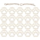 thumbnail image 3 of 20 Wooden Pendants Unfinished Adorable Wood Slices Wooden Ornament with 20 Ropes, 3 of 4