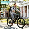 thumbnail image 5 of SISIGAD Electric Bike for Adults(Age 16+), 500W Powerful Motor, 20Mph Max Speed, 48V 15Ah Removable Battery, 27.5 inches Wheel, SGS, 5 of 7